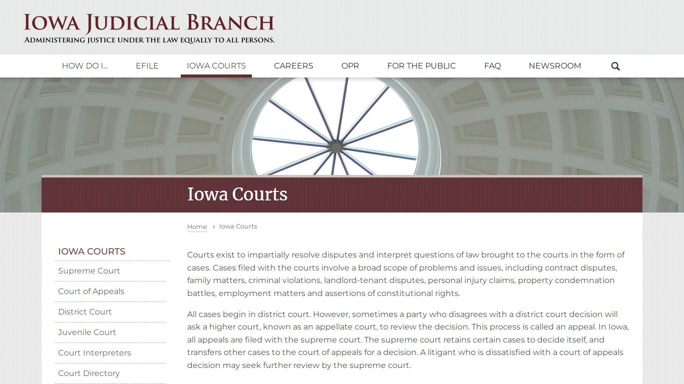 Iowa Courts | Iowa Judicial Branch